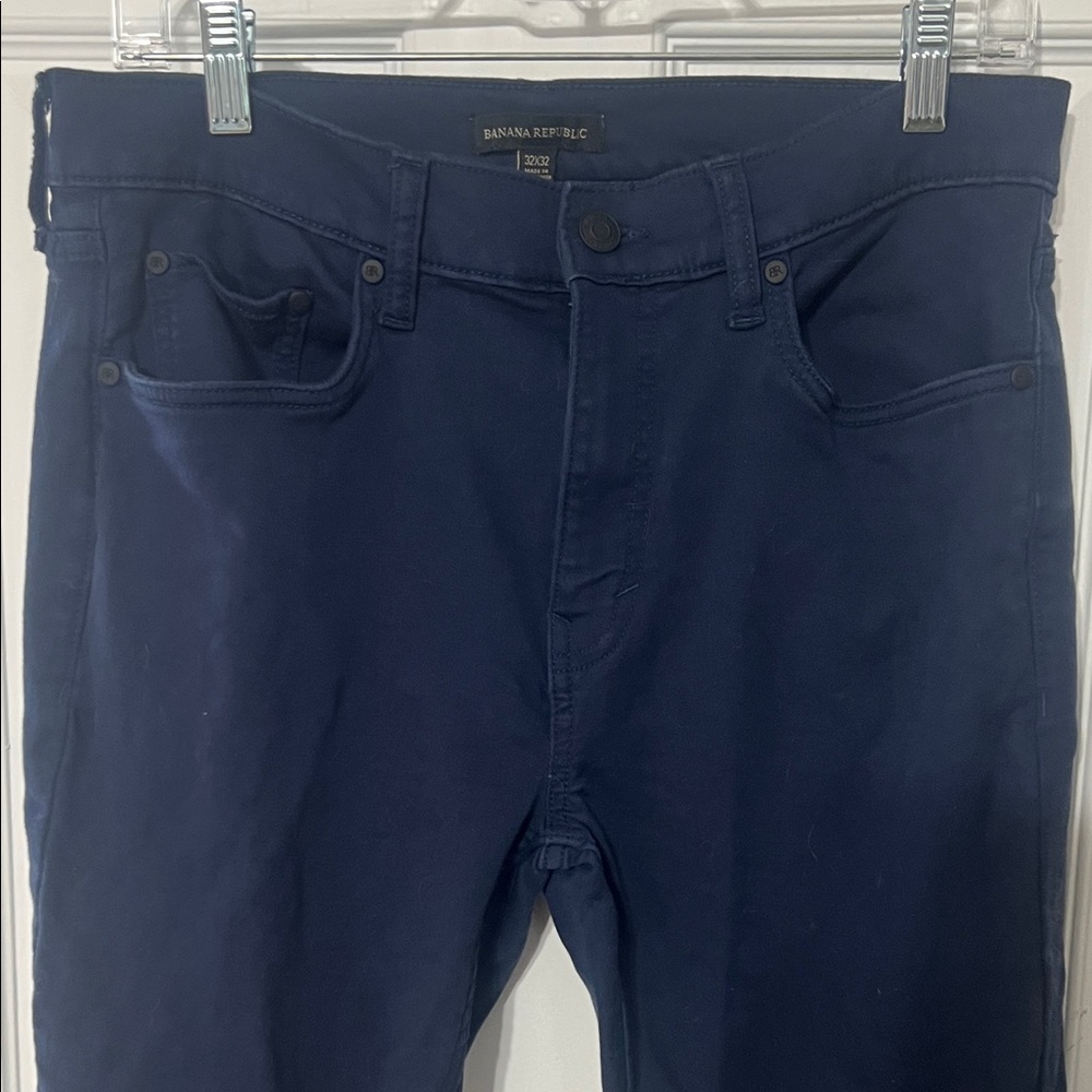 Banana Republic Men's Deep Blue Slim Straight Jeans